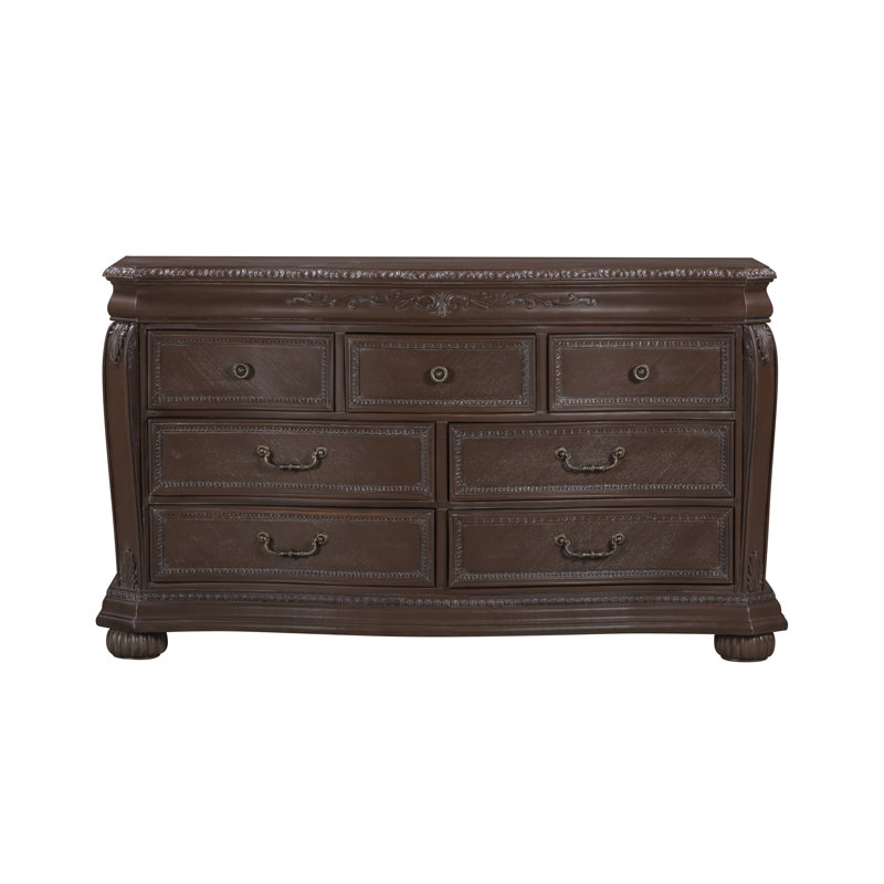 Commode double 7 tiroirs Aguon, Euro truffe