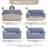 Stretch Pet Friendly Sofa Slipcover - Washable Couch Slip Cover Furniture Protector-51370895-88359764
