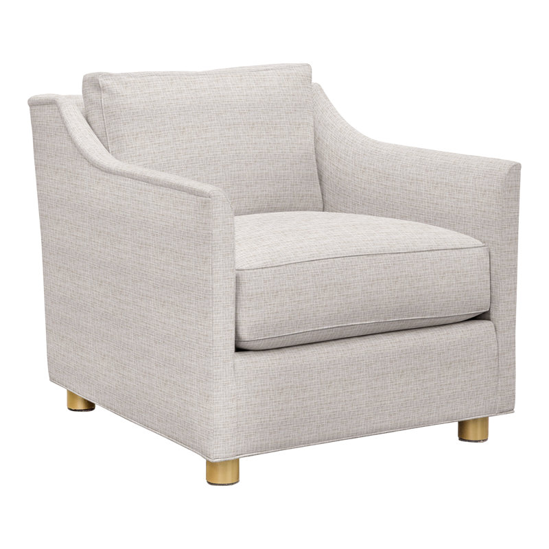 Newlin Armchair, Perigold IceBreaker White Sands