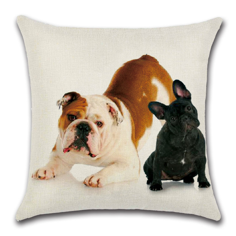  Housse de coussin en lin, Bull