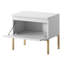 Moaad 49cm W Steel Bedside Table-138178910