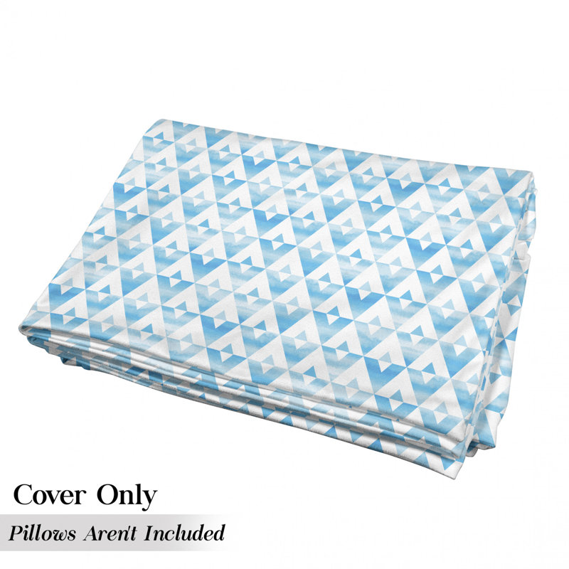 Housse pour coussin d'extérieur Shapes Triangle Line, H 2 po x l 36 po x P 88 po