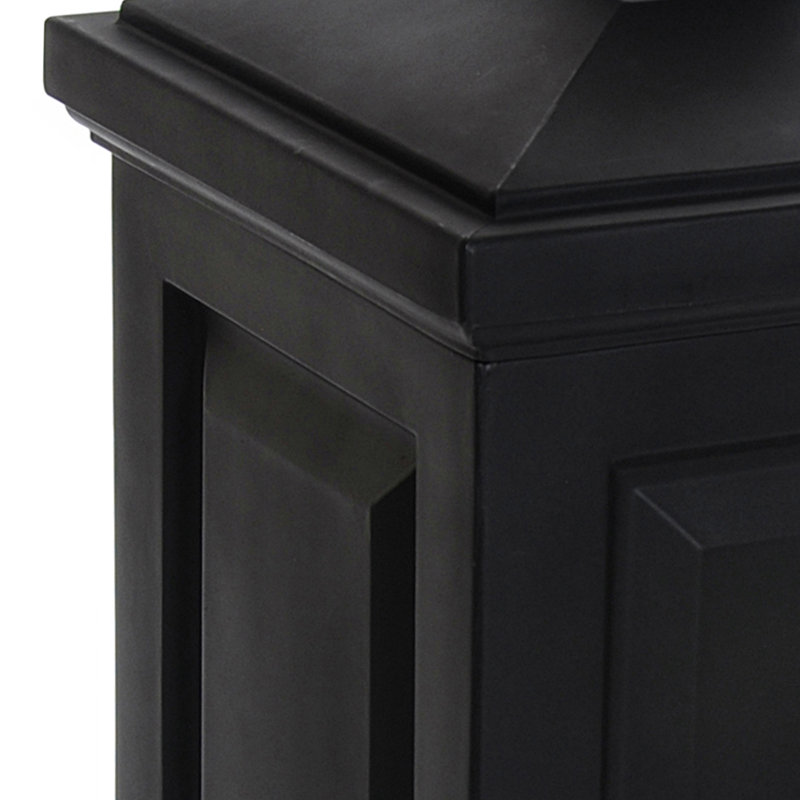 Arianda 45 Gallon Plastic Deck Box, Black