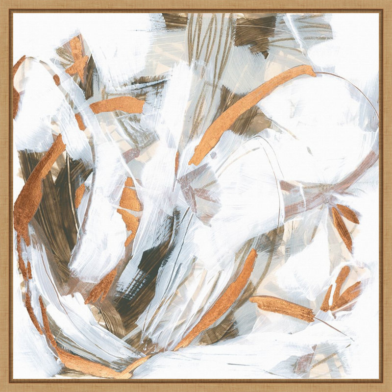 «Copper Storm IV» par June Erica Vess, reproduction d'art sur toile encadrée, H 22 po x l 22 po