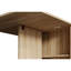 Folding Dining Table With Storage Options, Rectangular, 6 Seats, Modern Design, Poplar Wood, Easy To Assemble & Keep Clean And Tidy 2 Storages, Rectangular Shape, Modern, Sanitize