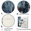 «Blue and White Abstract I», reproduction d'art sur toile abstraite-582178479-582178472