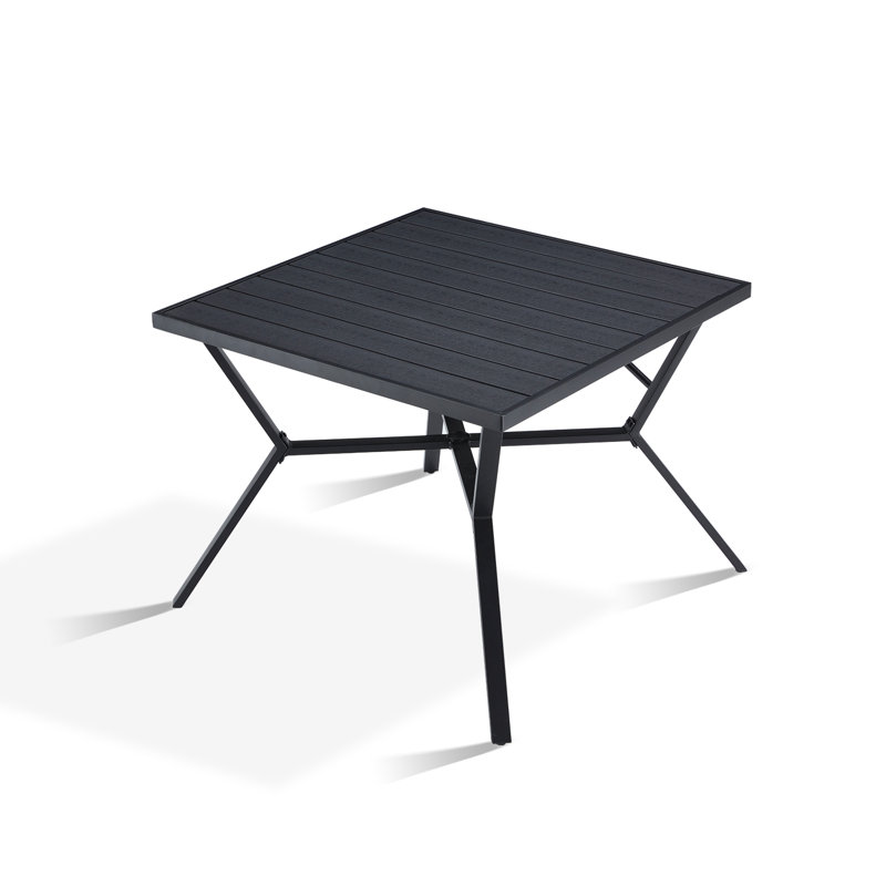 Table de salle à manger pour quatre personnes, Noir