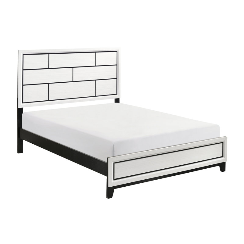 Mobilier de chambre à coucher moderne en bois 1pc, Grand lit