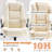 Modern Leather Executive Office Chair With Flip-Up Armrests And Adjustable Lumbar Support-250757229