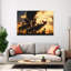 Oil Refinery Silhouette At Sunset, Edmonton, Alberta, Canada Contemporary Architecture Wall Art-695094435