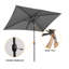 Parasol de marché rectangulaire 9 pi x 6,5 pi Matias-1322982424