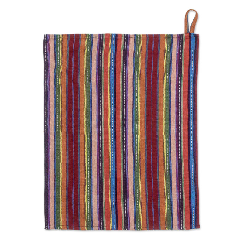 Cotton Stripe Jacquard Dish Cloth Kitchen Towel