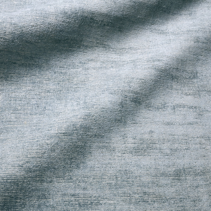 Jaipur Living Dilwyn  Handwoven Solid Blue Area Rug (18in Swatch), Blue, Square 1'6"