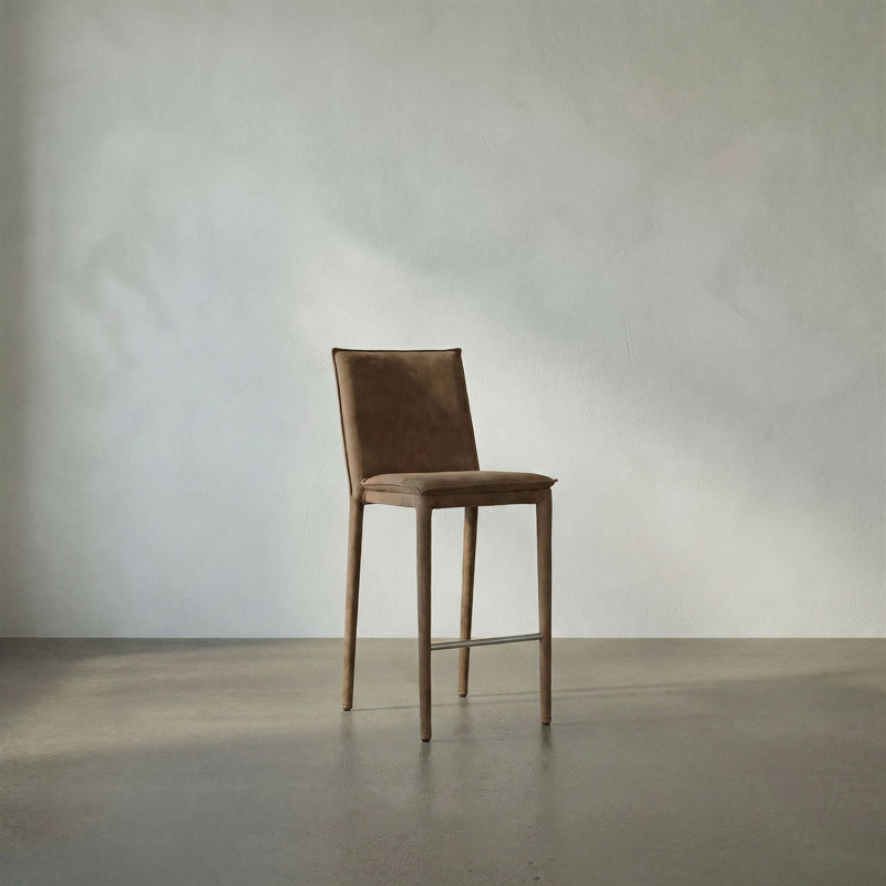 Newton Counter Chair, Orris Brown Leather