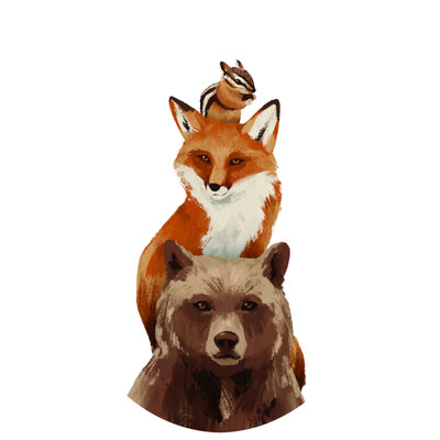 " Wild Life Stack " Painting Print
