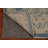 Vegetable Dye Blue Oushak Turkish Runner Rug 3x9