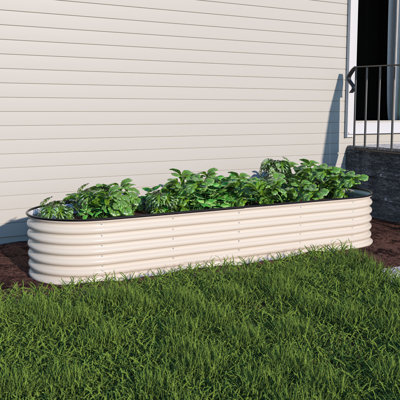 Lit de jardin surélevé modulaire en acier galvanisé 9 en 1 Heise