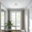 Arianny Linen Blend Semi Flush Mount-1692017624