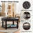Farmhouse Upholstered Storage Tufted Ottoman with Free Tray-41044987