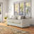Newquay Square Arm Sleeper Sofa with Reversible Cushions-60610650-88732071-50396981