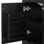Meuble-lavabo de salle de bain avec lavabo 30 po - bois massif et armoire noir, tablette réglable moderne et mise à niveau fonctionnelle 2