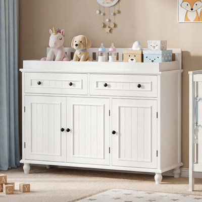 Commode à langer 47,24 "avec 2 tiroirs