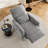 Malkit Chenille Upholstered Ergonomics Power Recliner-668114306