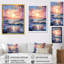 Marée jaune au coucher du soleil I - art mural coucher de soleil côtier-2063703218-2063702863