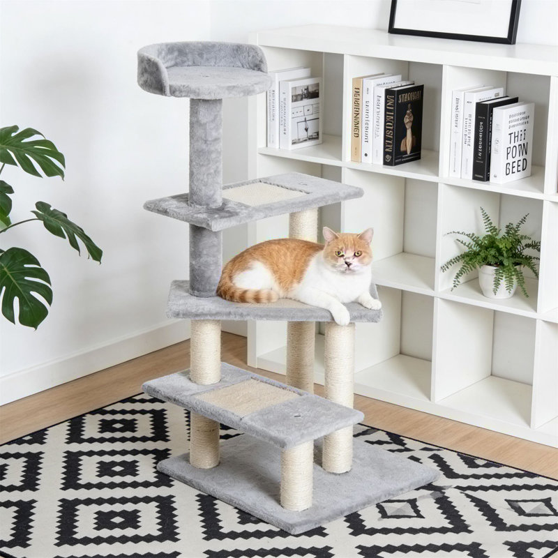 Cat Activity Tower Revolving Stair Cat Tree