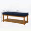 Banc rembourré avec tablette de rangement-131248090