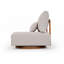 Chaise pivotante en aluminium Yanali