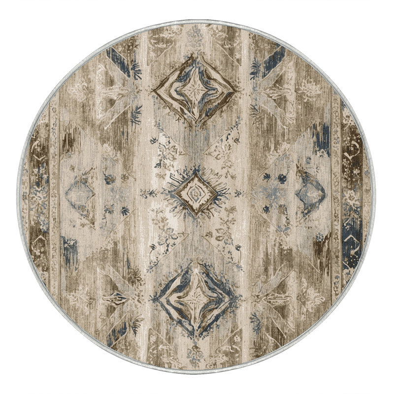 Regal Flourish Rug, Round 8'