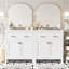 Ensemble de meuble-lavabo moderne 60 "avec meuble-lavabo double 60" (séparé)-244248855