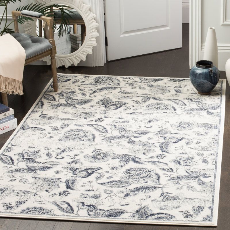 Carnegie Performance Floral Rug, Rectangle 6'7" x 9'2"
