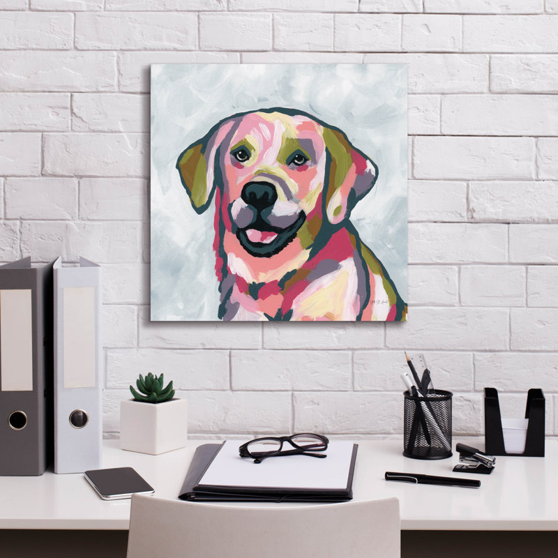 Winston Porter 'Abstract Lab' by Yvette St. Amant Canvas Wall Art, 26" x 26", H 18 po x l 18 po x P 0,75 po