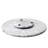 Ecole Natural White Marble 12 Inch Lazy Susan Elegant Rotating Turntable for Kitchen Countertop Tabletop Serving