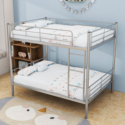 Bunk Bed With Ladder And Guardrails