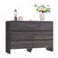 Commode moderne à 7 tiroirs avec coins courbés et conception à devant affleurant, armoire de rangement minimaliste pour chambre à coucher ou salon-1266788524