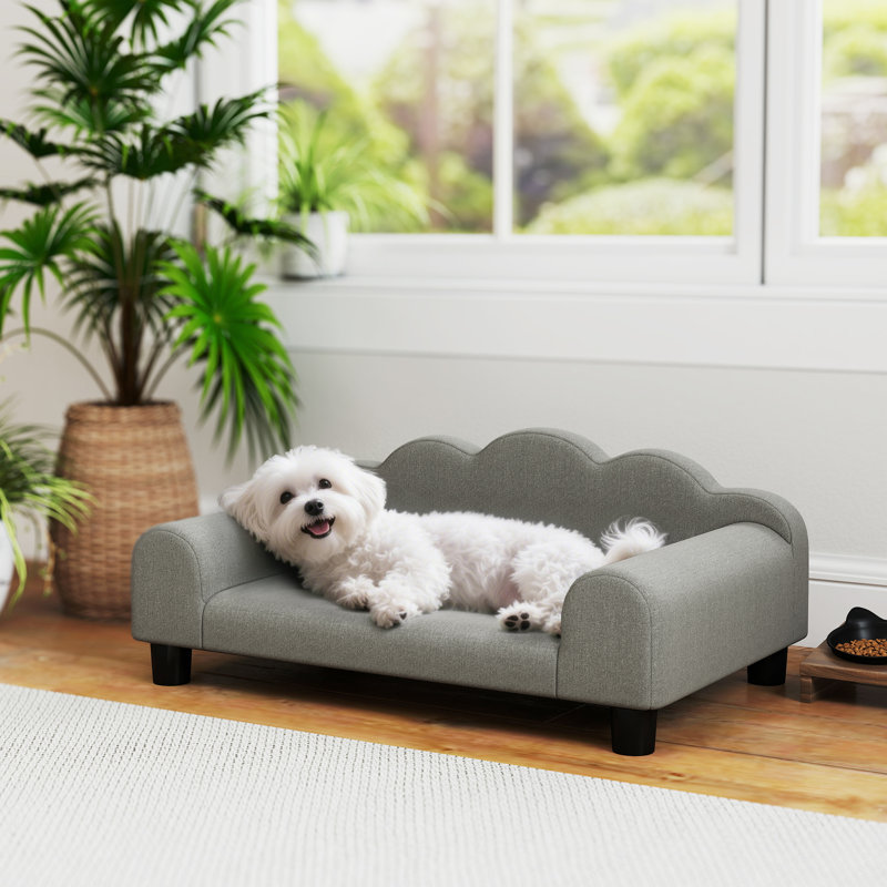 Terry-Style Pet Bed, Grey