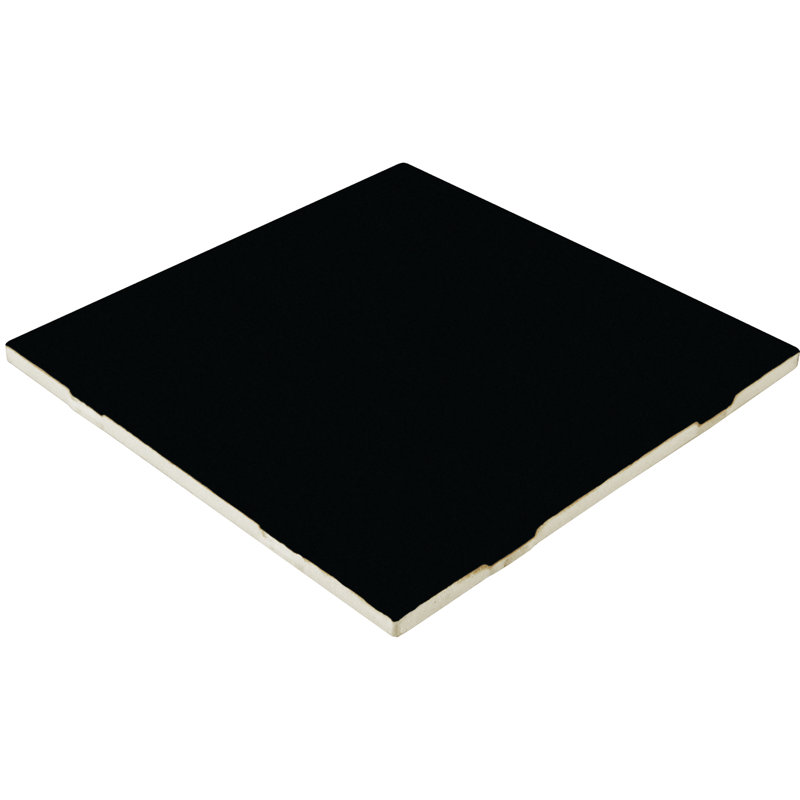 Carreaux muraux Daltile Color Wheel 4 x 4 noir mat (100 pièces par carton) (12,50 pi² par carton), Noir mat