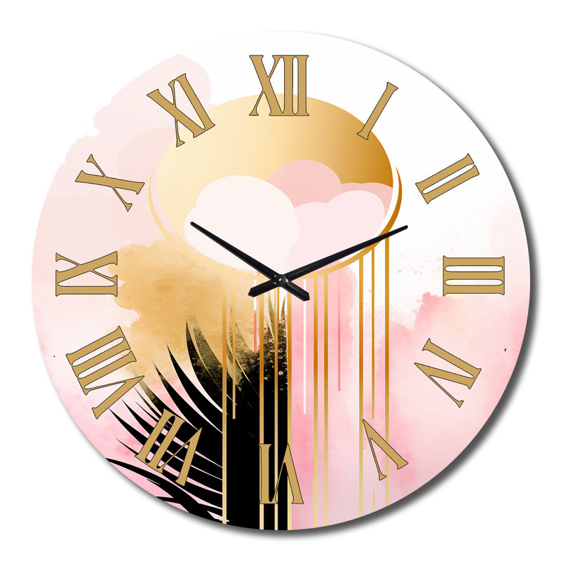 Kahleel - Modern Geometric Wall Clock, Extra Large