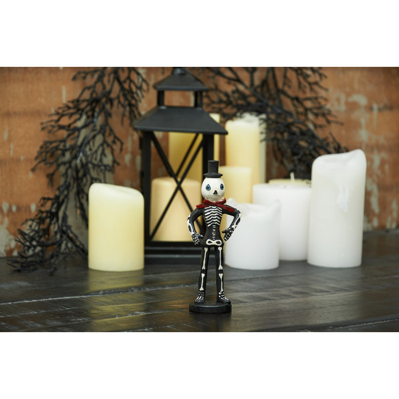 Figurine d'Halloween «Skelly Skeleton Gathered Traditions Joe Spencer»