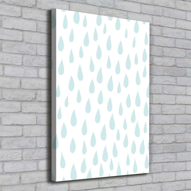 Droplets - Wrapped Canvas Print