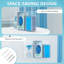 Distributeur hygiénique en acrylique Station d'hygiène avec trois compartiments, gants, masques, poils, porte-boîte en acrylique, fixation murale ou récipients de rangement transparents en acrylique