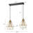 2 - Light Gold Kitchen Island Pendant