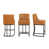 Faux Leather/Yellowish Brown
