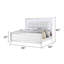 Lit rembourré Sterling en bois Sterling-428365273-428365274