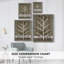 Impression encadrée Wooded White Christmas Collection B - Bois massif-706856275