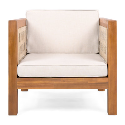 Fauteuil de patio d'extérieur avec coussins