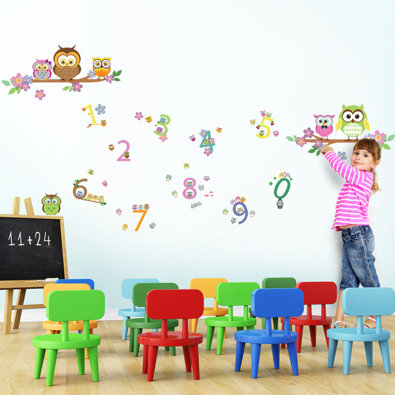 Text & Numbers Non-Wall Damaging Wall Decal